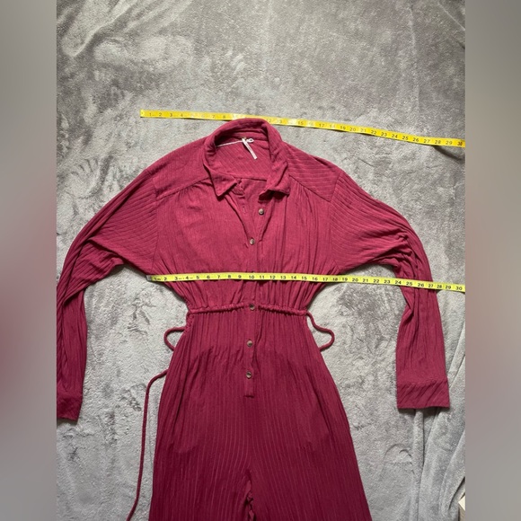 Free People Elai one piece Jumpsuit size Lg - Picture 4 of 10